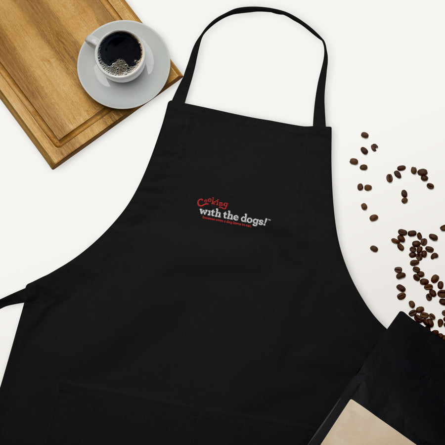 Cooking with the dogs! Embroidered Apron